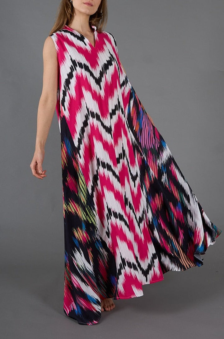Pink Sleeveless Kaftan Muccii